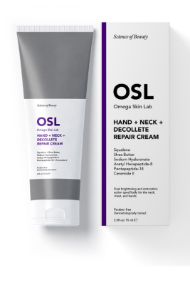 Osl Omega Skin Lab El, Boyun, Yüz ve Dekolte Için Onarıcı Bakım Kremi - Hand Cream 75ml - 1
