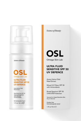 Osl Omega Skin Lab Kuru,Hassas ve Alerjik Ciltler Için Spf50 Güneş Koruyucu Krem 50 ml - Osl Omega Skin Lab